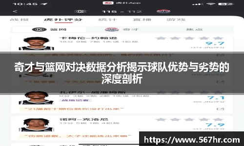 奇才与篮网对决数据分析揭示球队优势与劣势的深度剖析