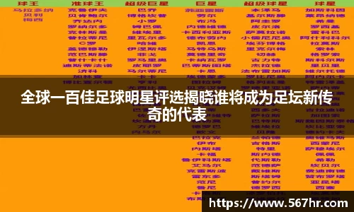 全球一百佳足球明星评选揭晓谁将成为足坛新传奇的代表