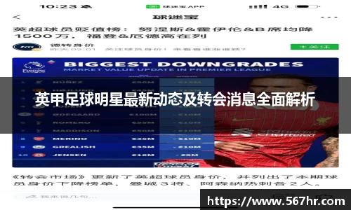 英甲足球明星最新动态及转会消息全面解析